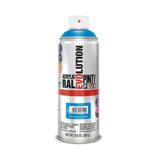 Pintura spray acrilica azul cielo 400ml