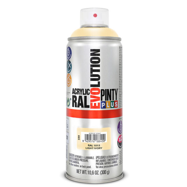 Pintura spray acrilica marfil clar 400ml
