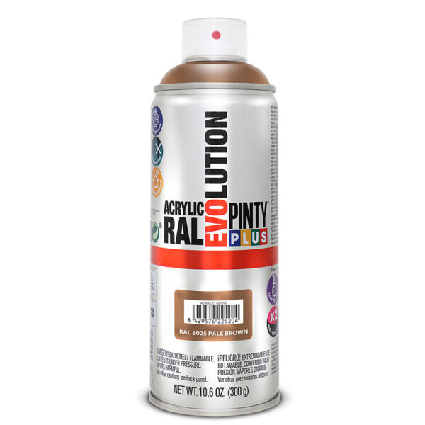 Pintura spray acrilica marron 400ml