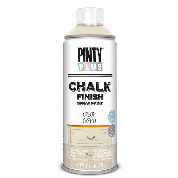 pintura spray chalk efecto tiza crema