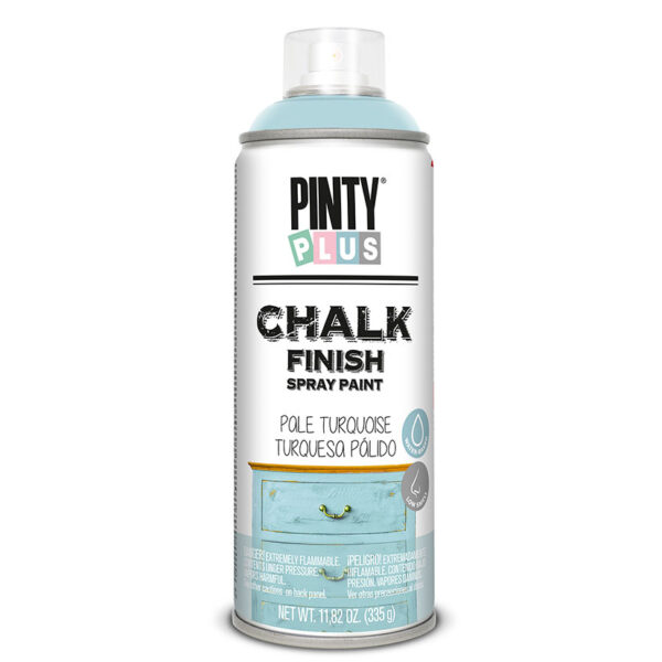 pintura spray chalk efecto turquesa pali
