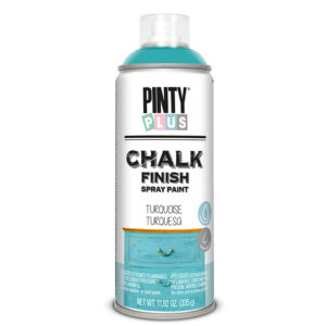 pintura spray chalk efecto tiza turquesa