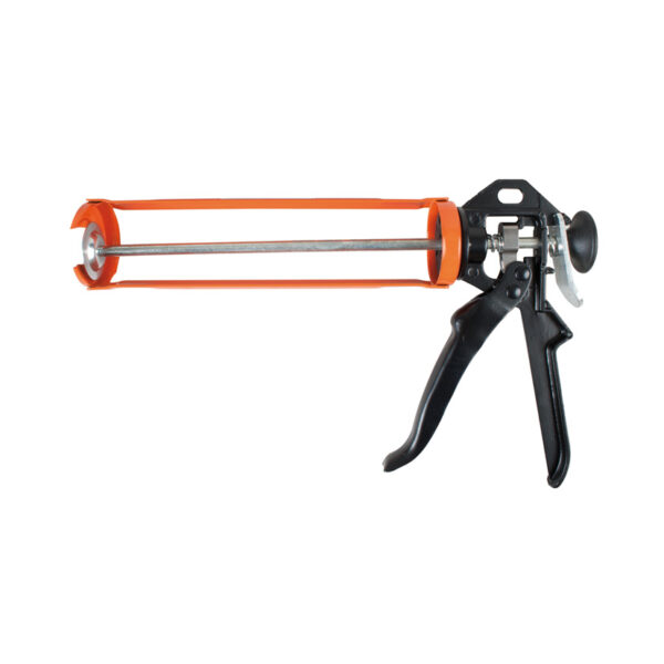 Pistola para cartucho de silicona.(eje sin cremallera)