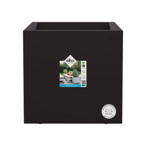 Maceta cubo 40 cm negro