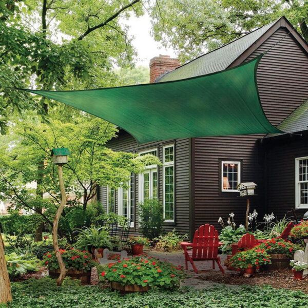 Toldo vela 3,6x3,6x3,6 m. Verde
