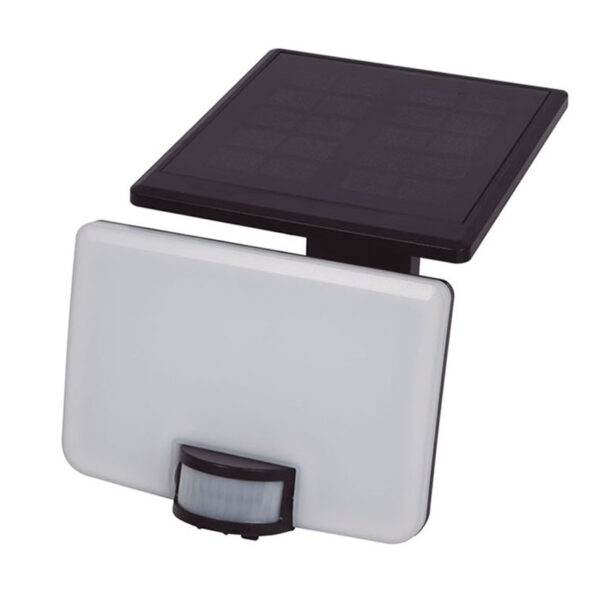 Foco solar luna 8W 800 lm negro