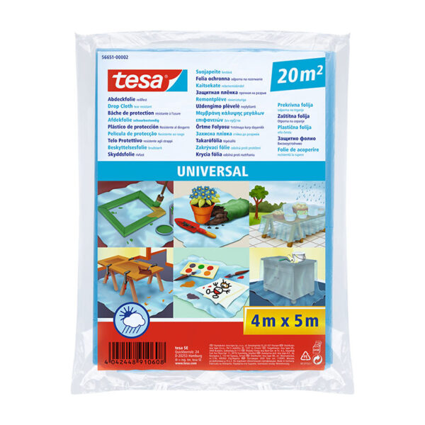 Plástico protector 20 m2. universal TESA