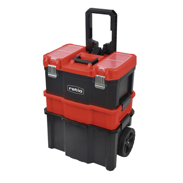 Caja portaherramientas taller movil modular ligero 3en1