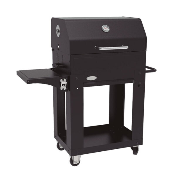 Barbacoa carbón con tapa superf. 73x29 cm