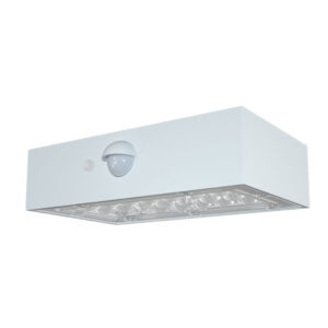 Aplique led solar IP65 350lm 3W blanco