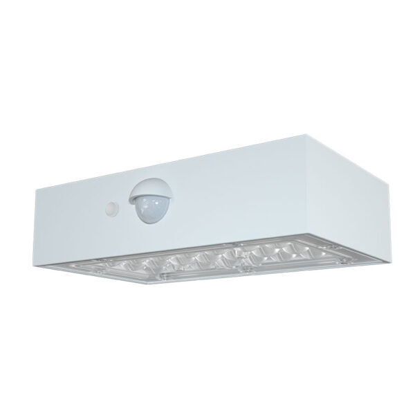 Aplique led solar IP65 350lm 3W blanco