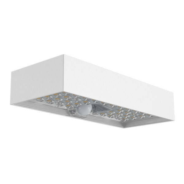 Aplique led solar IP65 900lm 6W blanco