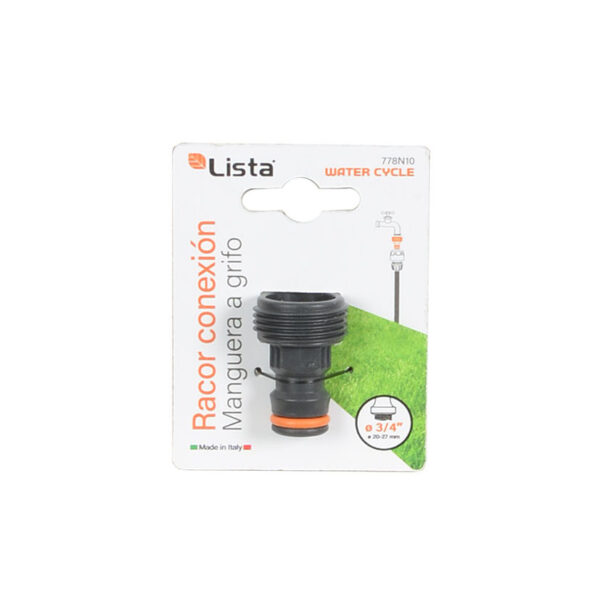 Adaptador para grifo Macho a 26,5 mm ( 3/4 ")  LISTA Water Cycle - Imagen 3