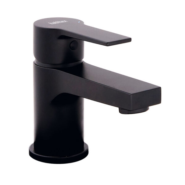 Grifo para lavabo bajo monomando HABITEX Serie Elisa negro mate