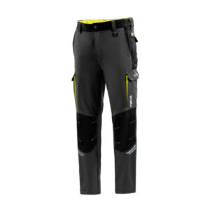 Pantalon gris/amarillo talla s