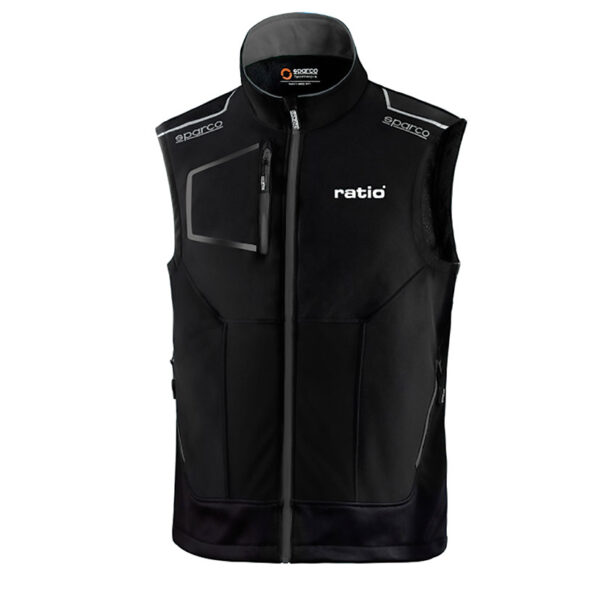 Chaleco gris/negro talla s