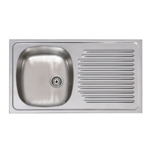 Fregadero acero inoxidable 1S PRÁCTIC Ares 80x51