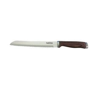 Cuchillo panero laminado 20 cm. Hoja 1,5 mm. Habitex