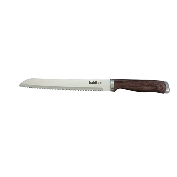 Cuchillo panero laminado 20 cm. Hoja 1,5 mm. Habitex