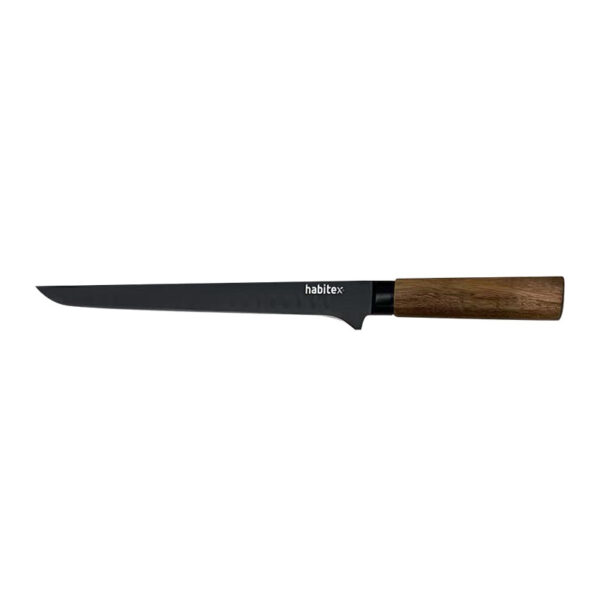 Cuchillo jamonero forjado Dark 25 cm. Hoja 2,5 mm. Habitex