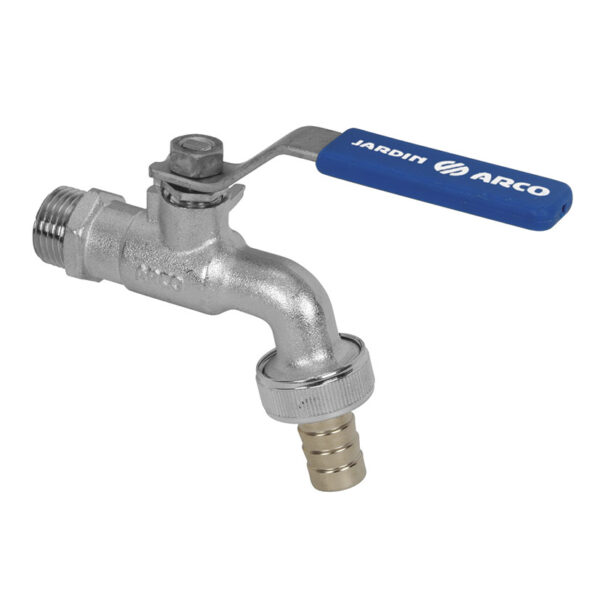 Grifo curvo de esfera de 1/2" a 1/2" de conexión racor manguera para j