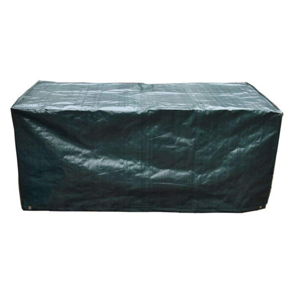 Funda muebles poliéster mesa y sillas. 225x143x90 cm