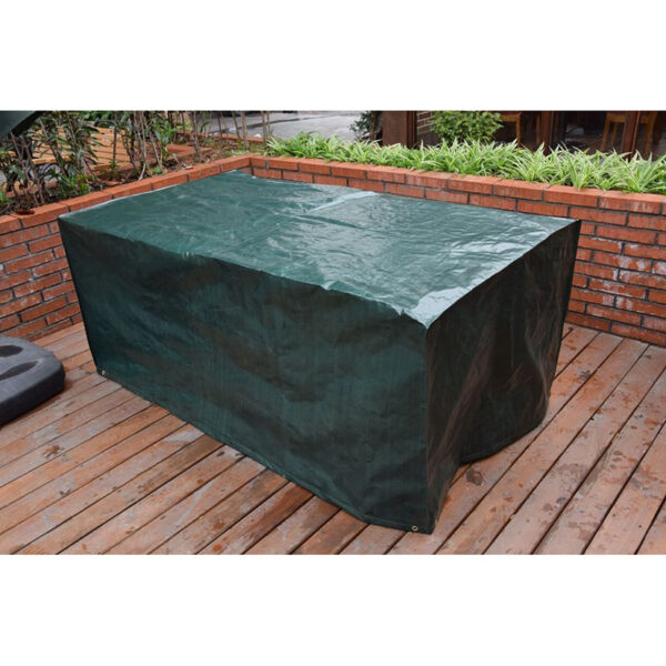 Funda muebles poliéster mesa y sillas. 225x143x90 cm - Imagen 2