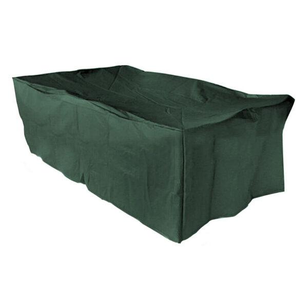 Funda muebles poliéster mesa y sillas. 325x205x90 cm