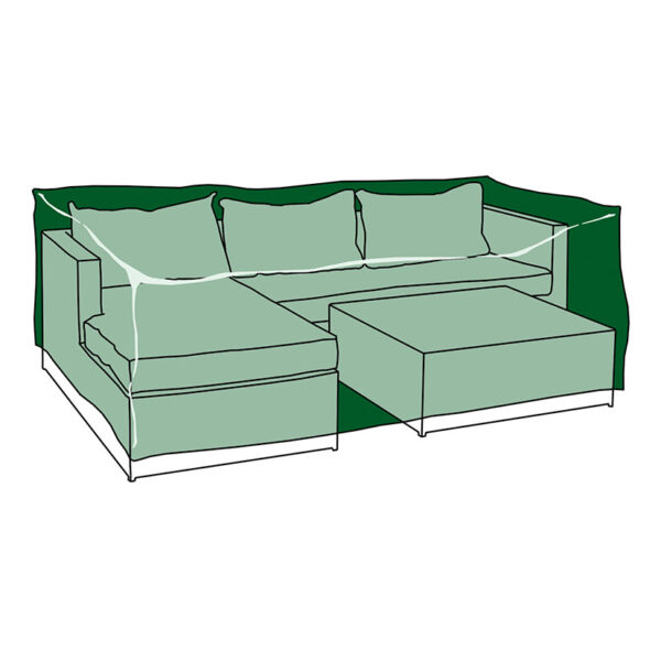 Funda muebles poliéster 213x132x74 cm - Imagen 2