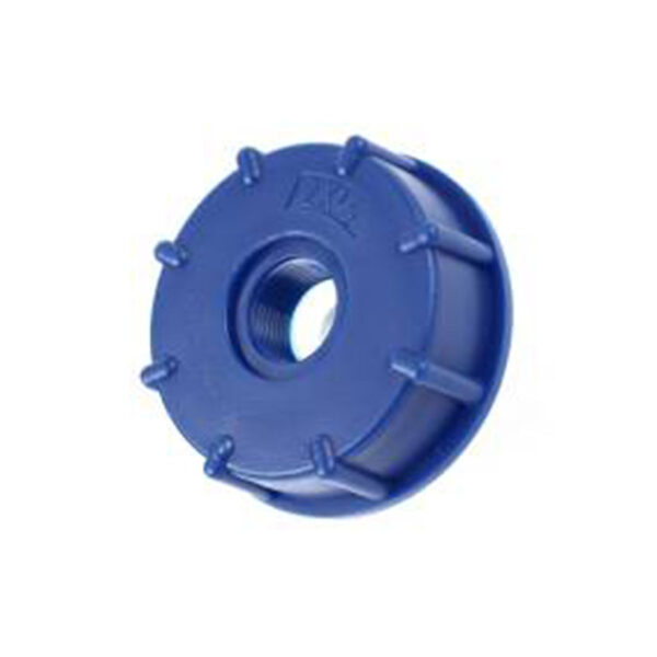 Riego goteo tapón para bidón 60 mm rosca hembra