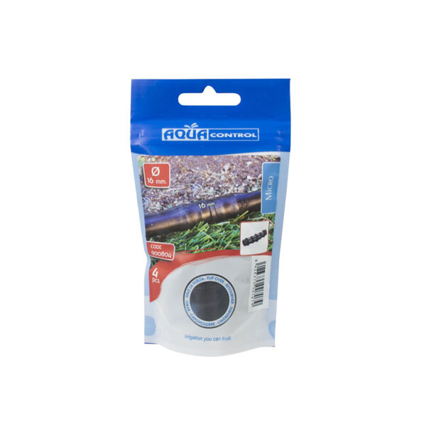 Riego goteo.Enlace 16 mm 4 uds - Imagen 2