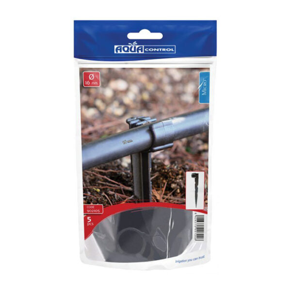 Riego goteo.Soporte 16 mm 5 uds - Imagen 3
