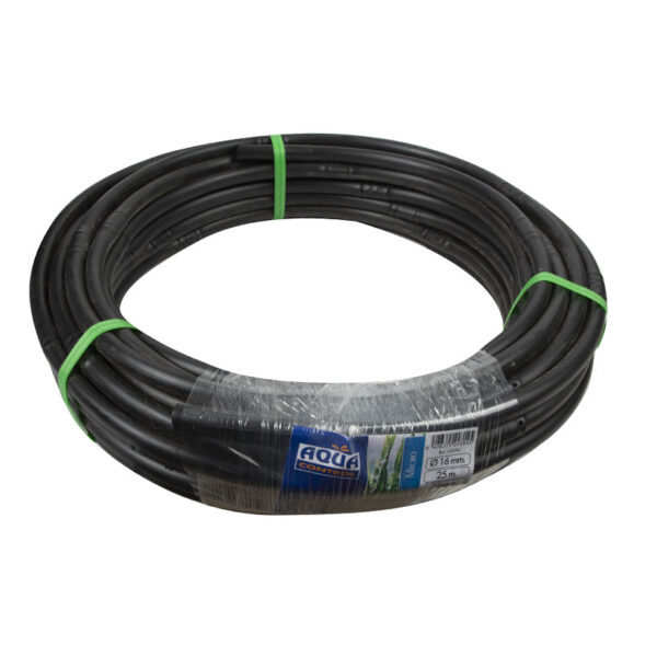 Riego goteo. Tubo con goteros 16 mmx25 m