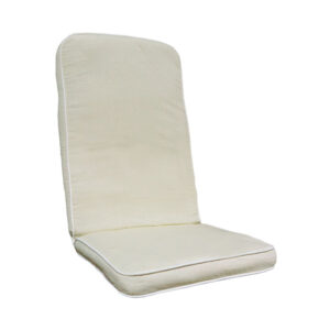 Cojín. Serie color crudo. Silla plegable 100x45x4 cm