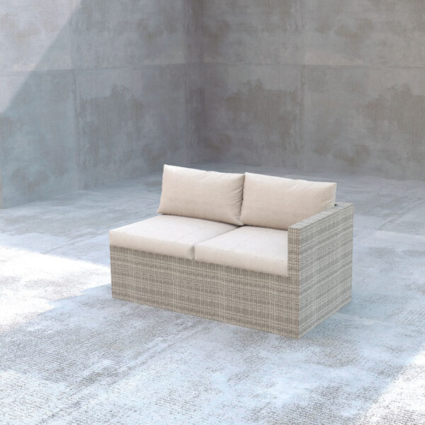 Conjunto rinconero ratán Fidji 2 sofás y mesa - Imagen 6