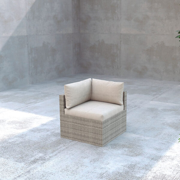 Conjunto rinconero ratán Fidji 2 sofás y mesa - Imagen 4