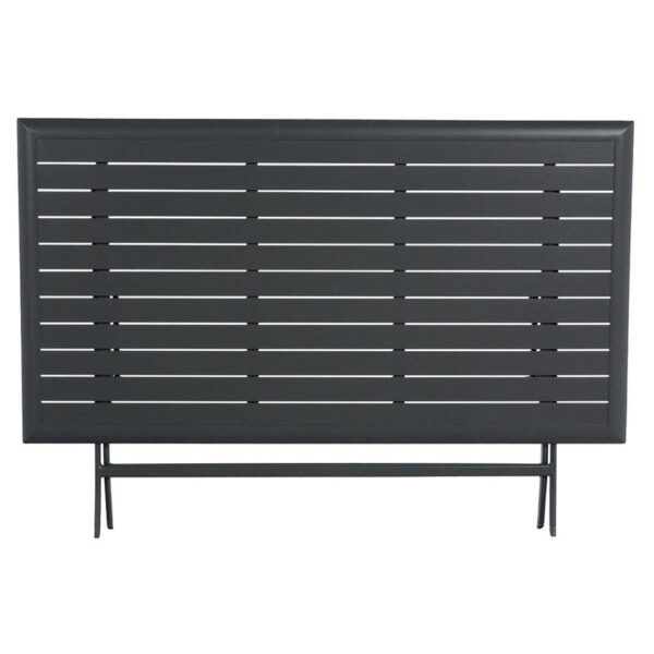Mesa Azúa Modula aluminio plegable 150x80 cm. Color grafito - Imagen 2