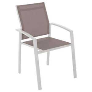 Silla Pavanne aluminio 57x60xh. 89 cm