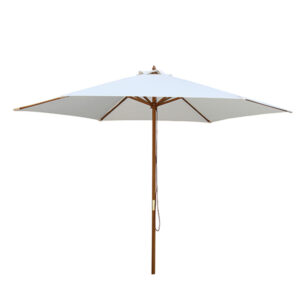 Parasol madera 3 m color crudo