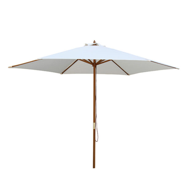 Parasol madera 3 m color crudo