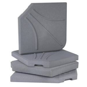Pie cemento parasol lateral 25 Kg. 1 pies
