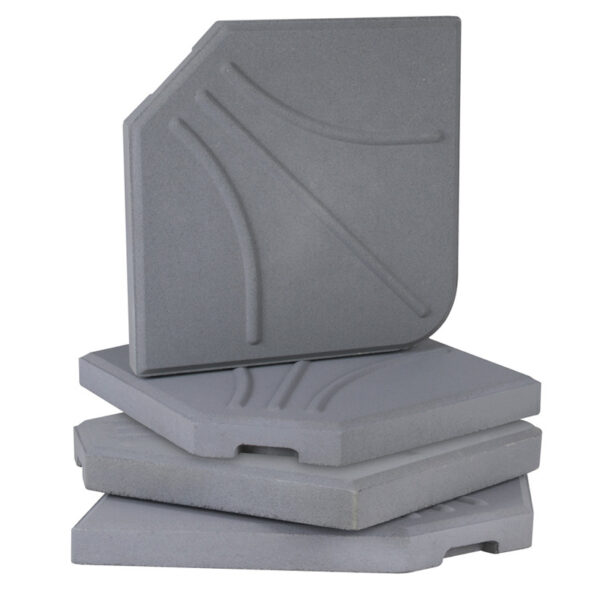 Pie cemento parasol lateral 25 Kg. 1 pies