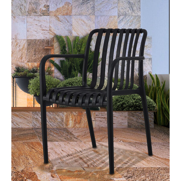 Silla Jardín Greta negra - Imagen 2