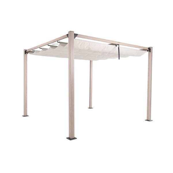 Pérgola aluminio Tanger 300x30xh. 230 cm