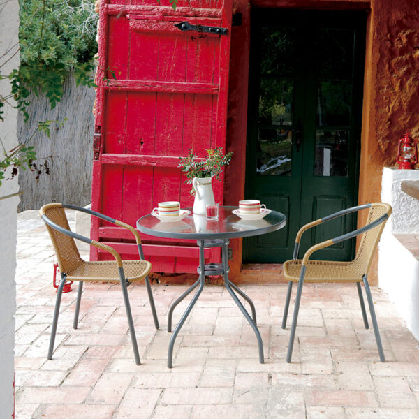 Conjunto Basic. Mesa Ø 80 cm. - Imagen 2