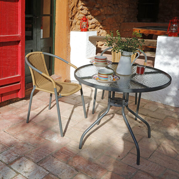 Conjunto Basic. Mesa Ø 80 cm. - Imagen 3