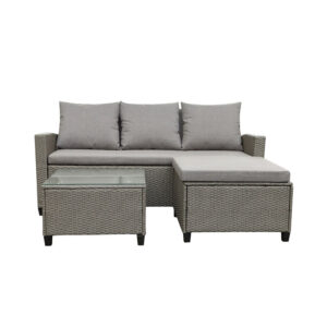 Conjunto Nilo rattan 3 piezas