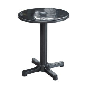 Mesa balcón Ø 60 cm. Antracita