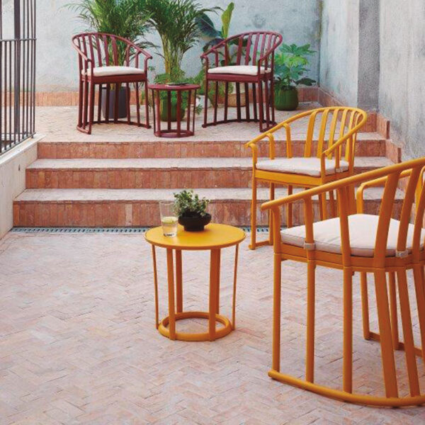 Conjunto Raff Toscano resina. 2 sillones + mesa - Imagen 3