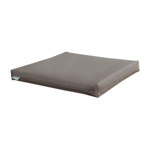 Asiento cuadrado textilene 44x44x6 cm.